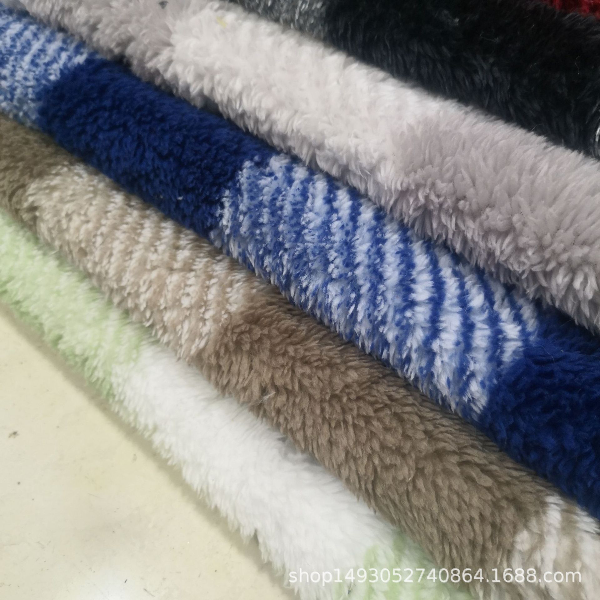 现货 舒棉绒格子 10cm双面印花绒布 秋冬保暖家居服毛毯针织面料-阿里巴巴