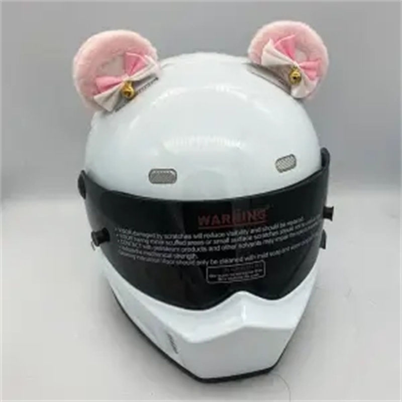 Motuoche – Helmet Decoration Color Auto Parts and Accessories - white