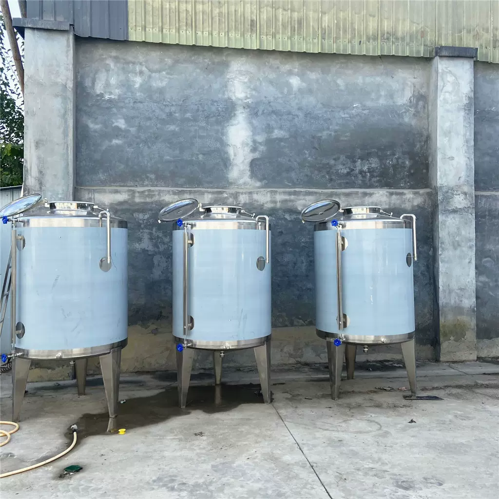 果酒储存罐 不锈钢储酒容器 家用储酒罐 1吨白酒储存罐 加高支腿