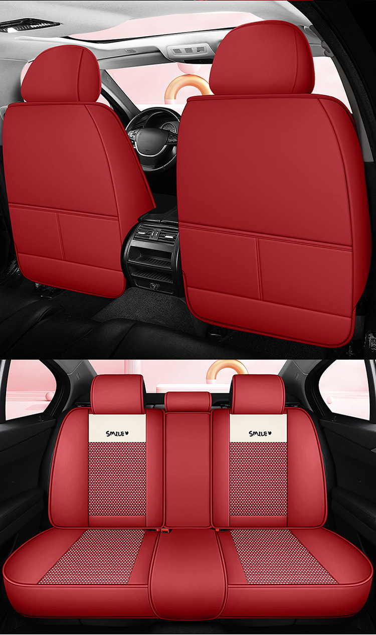Four Seasons Cross-Border Foreign Trade Car Seat Covers, Four Seasons Seat Cushions, Fully Enclosed Seat Covers, Leather Car Seat Cushions, Wholesale and Dropshipping
