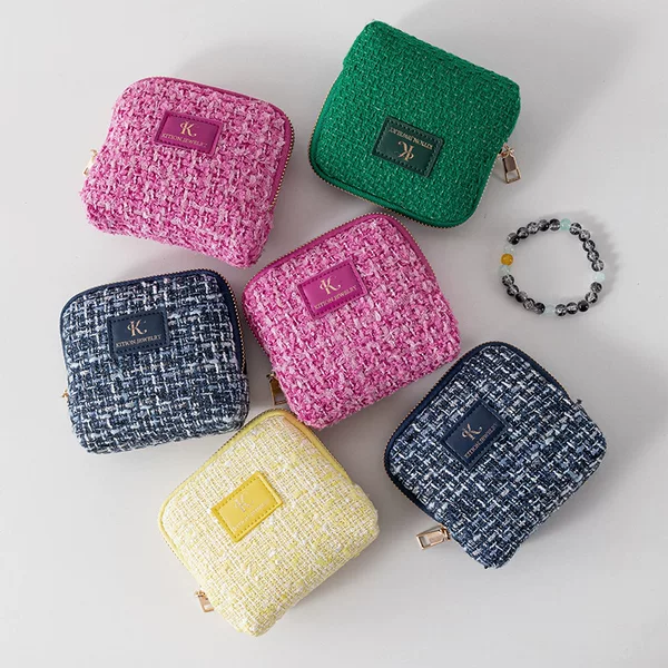 Travel Jewelry Storage Bag, Ring Necklace, Earring Storage Bag, Multi-Functional Light Luxury Organizing Bag, Jewelry Zipper Bag