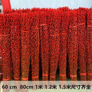 [Flower Shop] Silver Willow Real Flowers and Fresh Branches New Year’S Eve Flowers Red Silver Willow Lucky Bucket Dried Flower Bouquet Fresh Branches