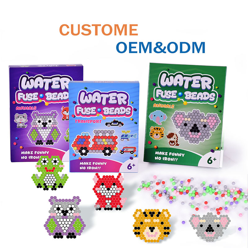 DIY Pixel Feng Shui Puzzle Magic Water Mist Beads Magical Magic Beads Water Soluble Beads Animal Theme Pendant
