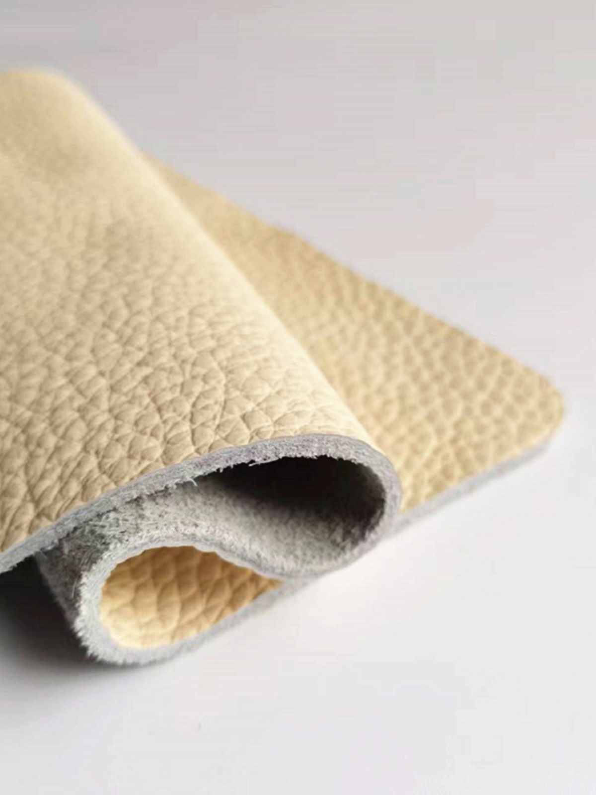 4毫米加厚头层牛皮整张乳白色皮料车坐垫凉席皮桌垫沙发垫