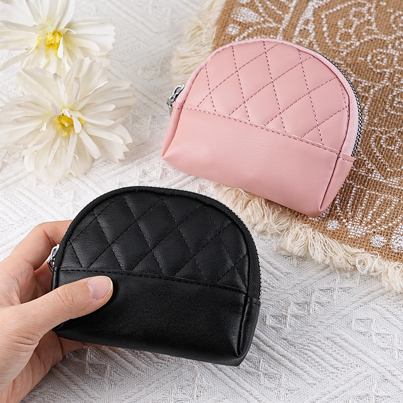 Bolso de mujer fábrica directa - nuevo bolso de mano con cremallera bolso de cambio corto bolso de tarjetas de diamante una pieza