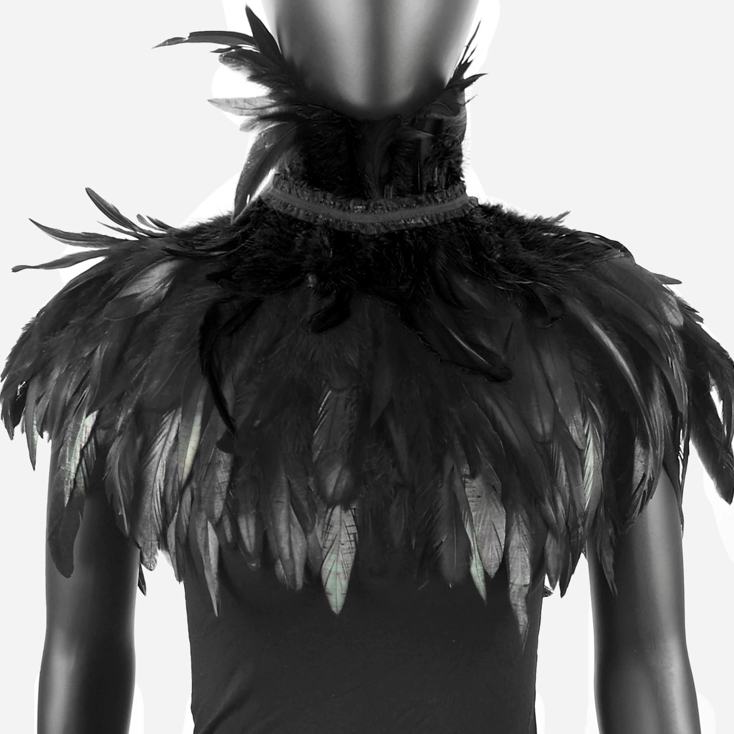 Амазонка горячее кружево перо Джокер шаль маскарад Вечерние костюм аксессуары накидка