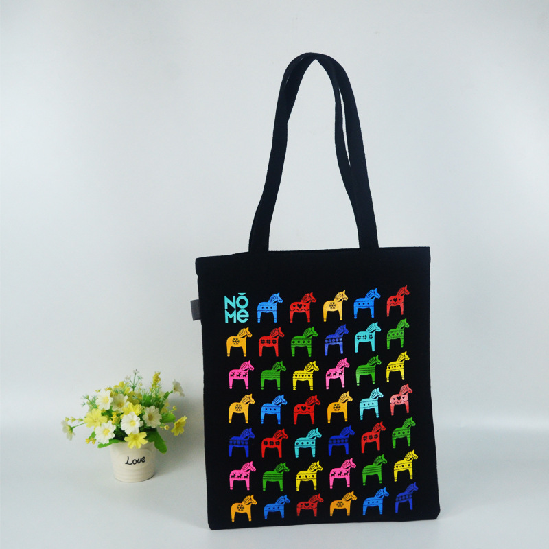 亚马逊跨境帆布手提袋 数码印帆布包 广告宣传礼品帆布袋加印logo