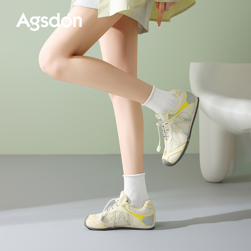 奥古狮登德训鞋女2025新款秋季复古小众赛车鞋平底运动鞋小白板鞋|undefined
