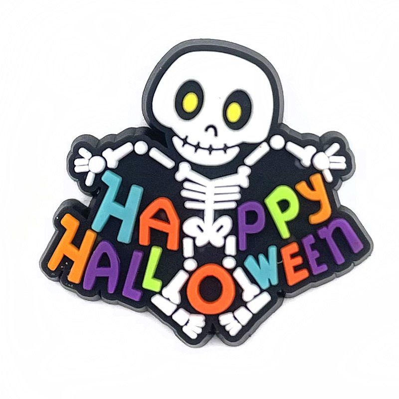 Nuevos zapatos de Halloween zapatos de flores hebilla Croc zapatos de jardín hebilla decorativa