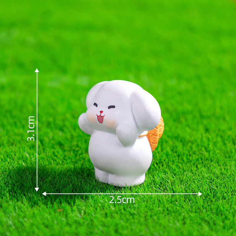 マイクロランドスケープクリエイティブ小動物野菜市場人形かわいい diy 装飾吊りアクセサリーミニデスクトップ装飾品|undefined