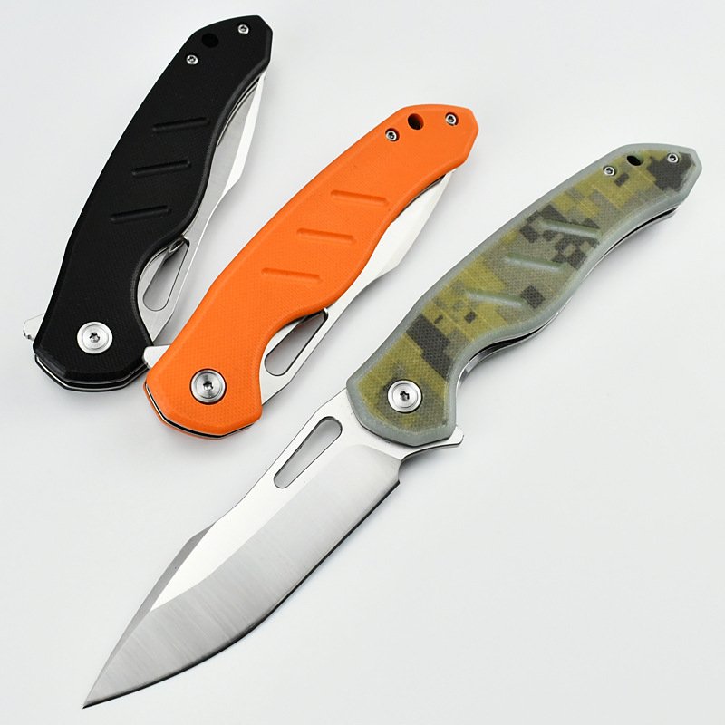 轴承快开户外折叠刀野外求生小刀便携口袋刀具随身刀防身折刀锋利