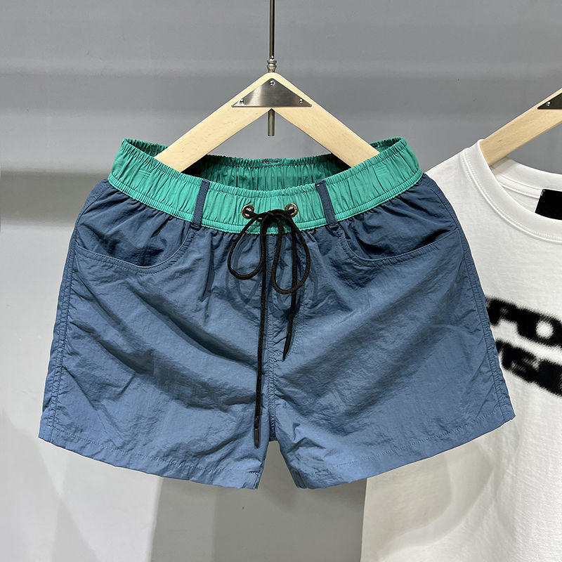 Men's Three-Quarter Shorts Sports Pants Thin Quick-Dry Running Training Track and Field with Lining Loose Casual Beach Shorts Summer Men's Three-Quarter Shorts Sports Pants Thin Quick-Dry Running Training Track and Field with Lining Loose Casual Beach Shorts Summer