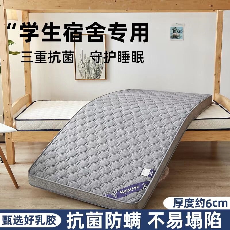 Thick Memory Foam All-Season Mattress, Double/Single Soft Mattress, Foldable for Bunk Beds, Suitable for Rental Apartments, Large Size