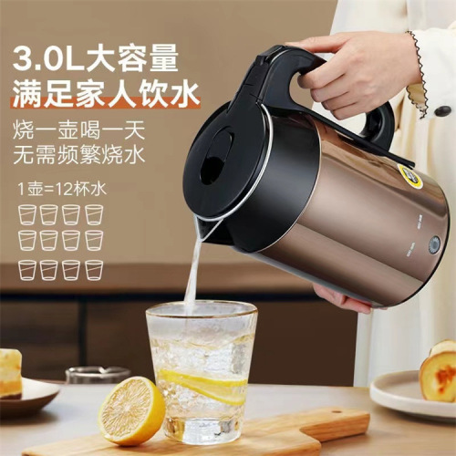 Batch Electric Kettle Household Stainless Steel Insulated Integrated Water Heater Automatic Shut-off Large Capacity Boiling Kettle Large