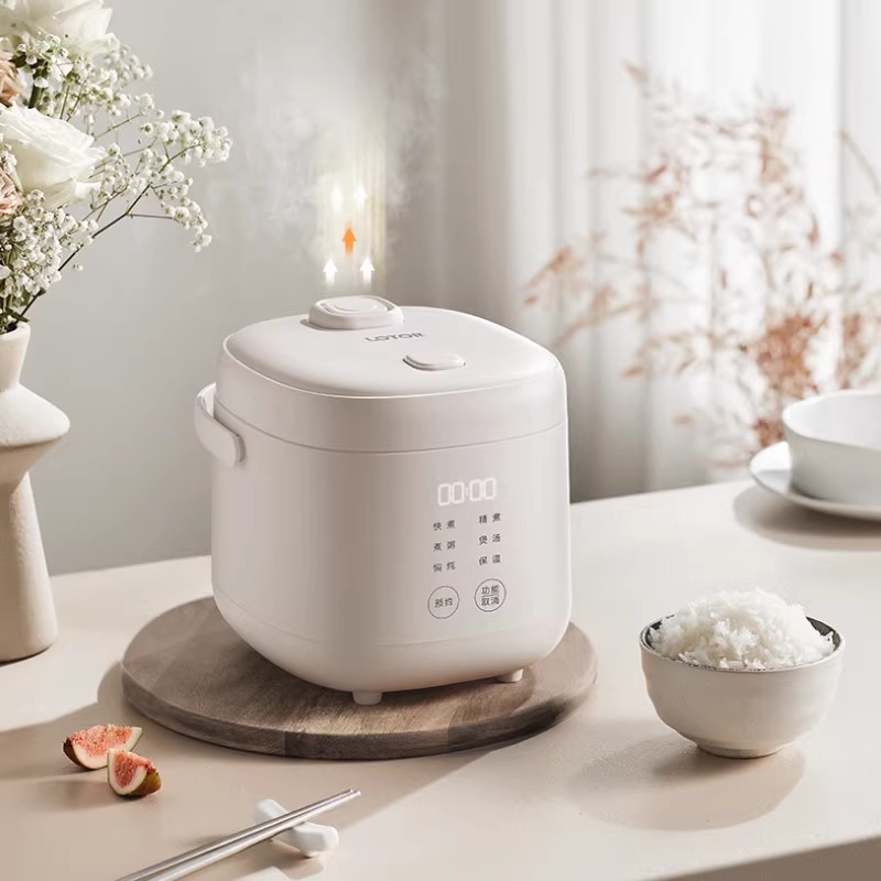 ローター ミニ炊飯器 家庭用小型 1人用 2～3人用 2025年新型小型炊飯器|undefined