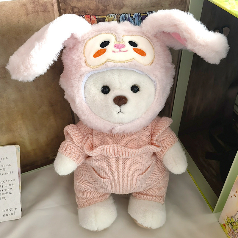 メーカー既製関節手作りクマぬいぐるみ人形中型ベビー服関節クマおもちゃ|undefined