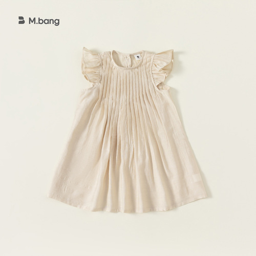 INSbobo summer children's skirt ins lace princess skirt girls Korean style small flying sleeve dress XQ23308