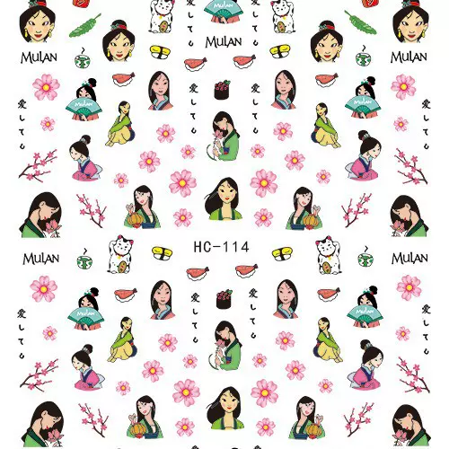 儿童指甲贴 新款米奇卡通日韩类可爱美少女儿童指甲贴  HC114-143