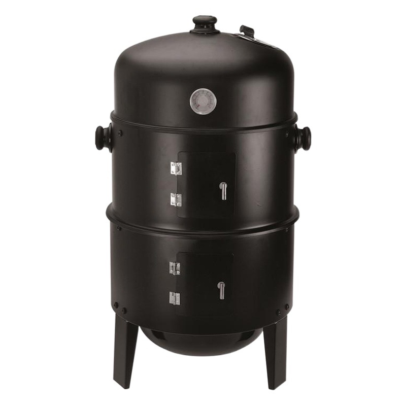 Horno de humo al aire libre horno de barbacoa multifunción horno de barbacoa de tres capas Fumar BARBACOA horno de barbacoa al aire libre quema de carbón