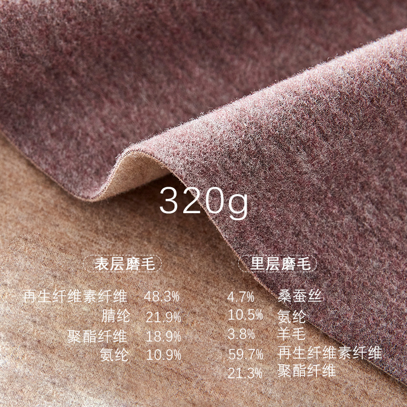 2023 Autumn/Winter New Wool Silk High Waist Palace Protecting Women's Autumn Pants DeRong Polished Wool Heat Storage and Temperature Locking Warm Pants for Women