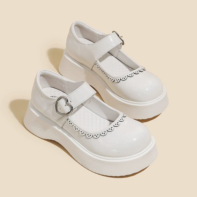 Туфли с круглой головой Мэри Джейн Женская весна и лето 2025 Новый стиль колледжа нишевые туфли