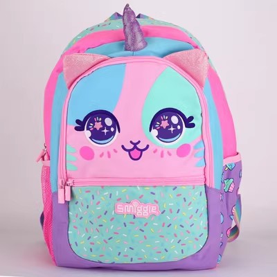 Australia smiggle mochila escolar para estudiantes de primaria y secundaria mochila para niños bolsa de ocio al aire libre mochila de dibujos animados de gran capacidad