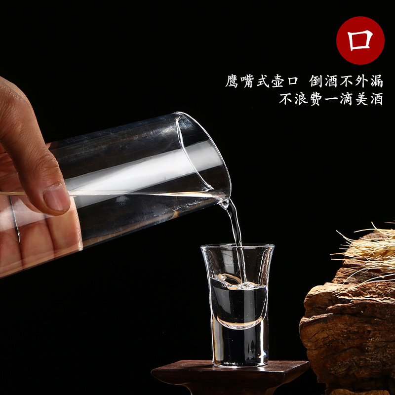 Acrílico cónico botella de vino negro transparente con boquilla botella de plástico barra inclinada botella de jugo botella de vino