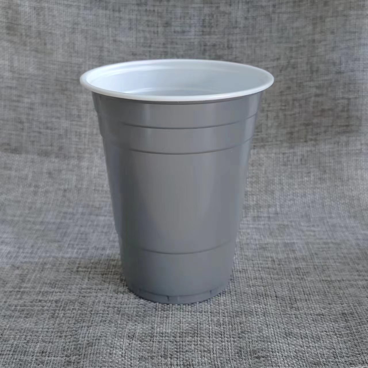 Vaso de dos colores de 16 oz para fiestas, vaso desechable para beer pong, vaso hawaiano para fiestas, superventas transfronterizo con logo.