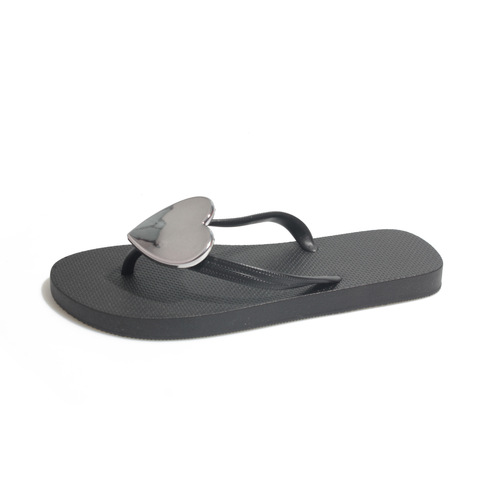 Women's Slip-On sandals, unisex, new summer thick-soled, fashionable, open-toe, heart-shaped, breathable and lightweight