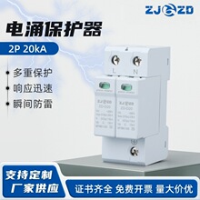 ZD-D20 2P 20kA浪涌保护器电涌电源避雷器防雷器2P20KA