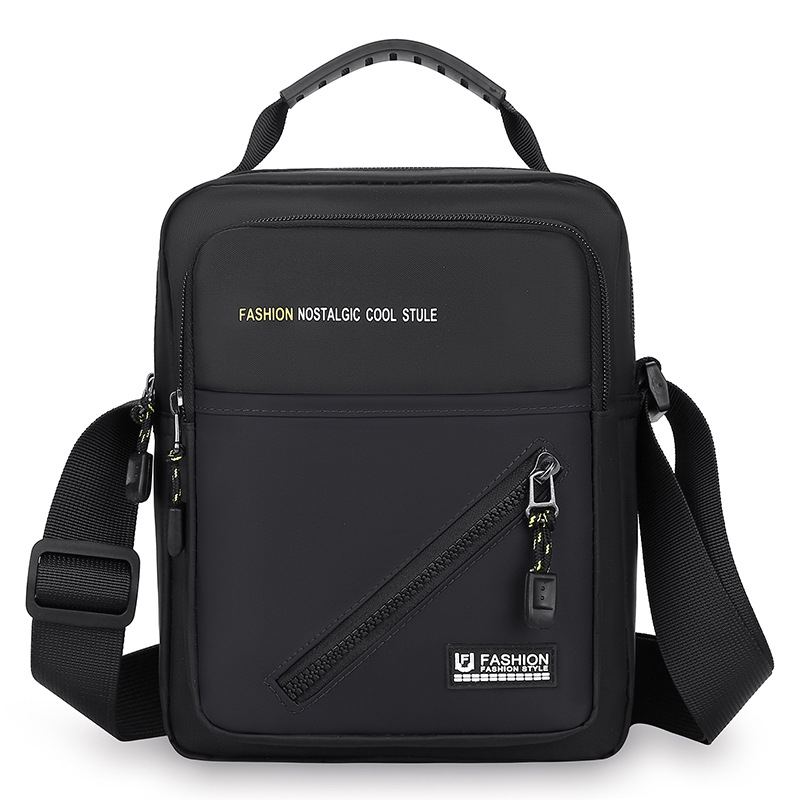 Bolso de hombro para hombre de nuevo estilo bolso de tela Oxford ligero bolso de viaje deportivo de ocio simple y versátil bolso de mensajero de moda marea