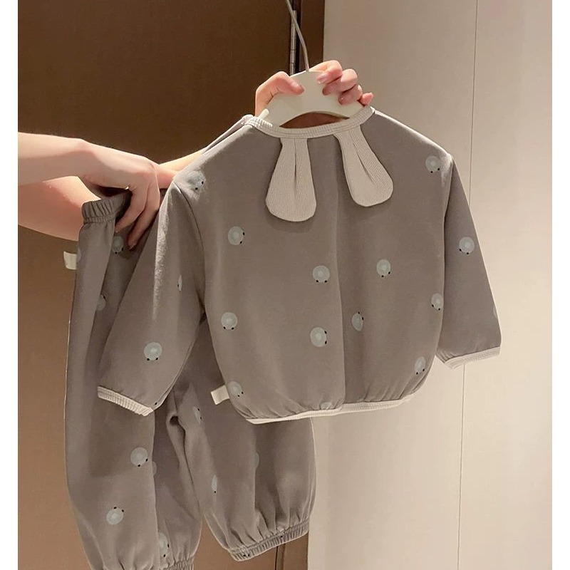 Baby Clothes Spring and Autum 2025 New Baby Girl Two-Piece Set Little Girl Outing Clothes Autum Clothes