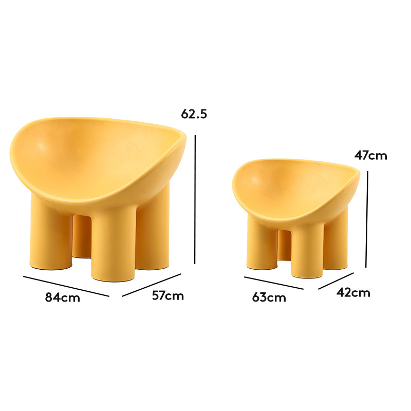 Fábrica directa de sillas de piernas nórdicas creativas caseras individuales ins red sofá silla de ocio perezoso al aire libre