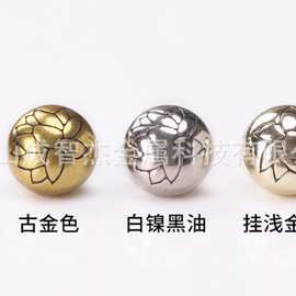 国风博古珠螭纹祥云莲花手缝扣10款 连接服饰扣袍子钮扣压襟扣