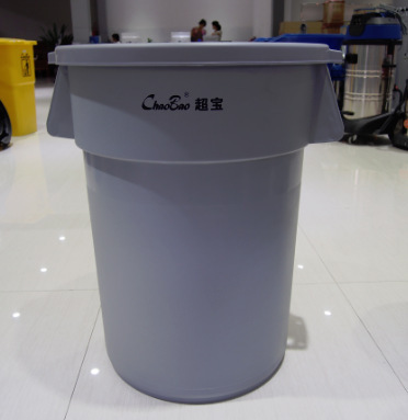 Super treasure large round bucket thickened plastic sanitation round storage bucket with lid multi-purpose bucket aquaculture trash can