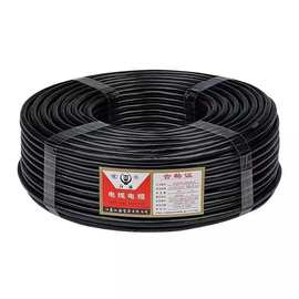 江扬电缆铜芯软护套电缆(RVV) 铜芯聚氯乙烯家用工程用护套线