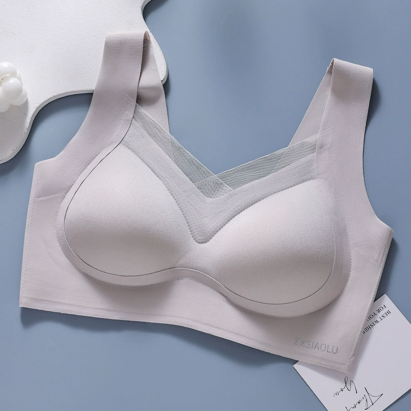 Underwear, supporting breathable bra top, wireless bra, beautiful back