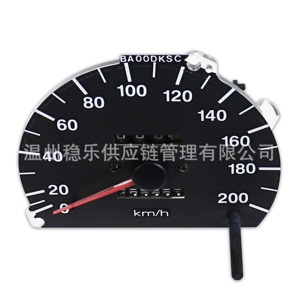 Modern Odometer, Car Modification Pointer-Type 0-200Km/H Odometer, Timer, Universal Gauge