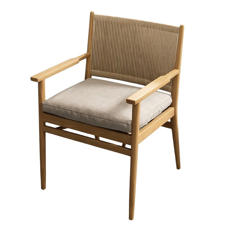 Juego de Mesa y Sillas de Comedor de Madera Maciza para Restaurante image 6
