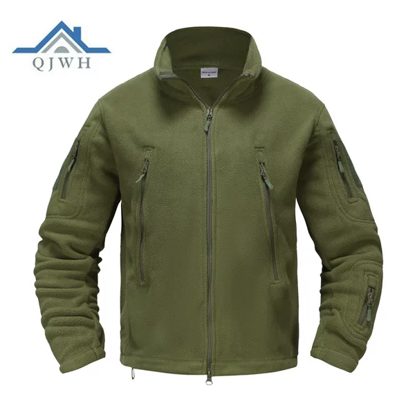 Outdoor Tactical Stand-Up Collar Fleece Jacket for Archon Outdoor Warm Liner Fleece Military Fan Fleece Liner to Protect Against Cold
