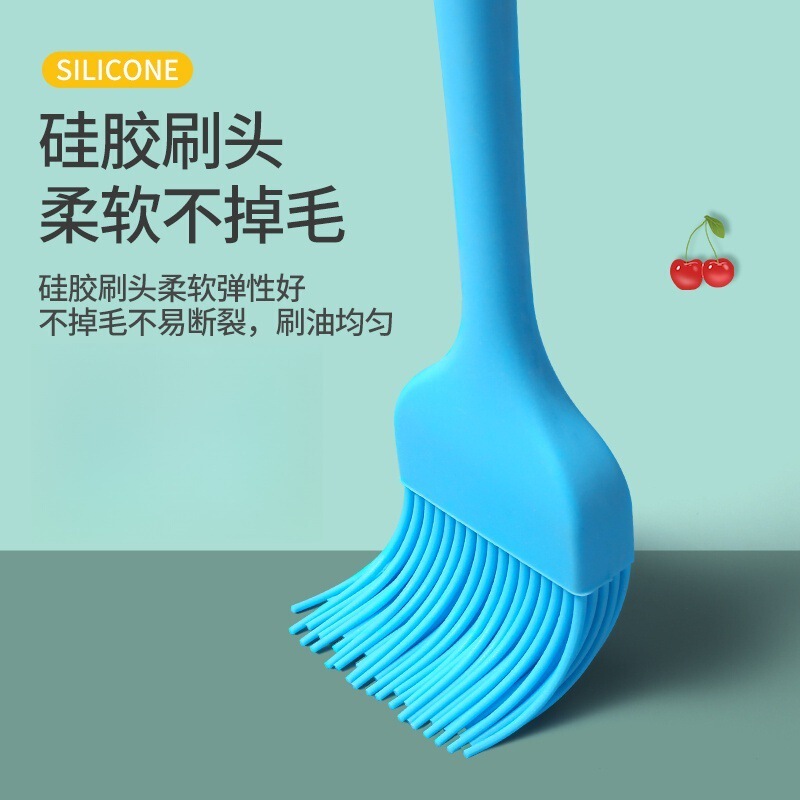 油刷子厨房烙饼食用烘焙小毛刷家用耐高温不掉毛硅胶烧烤油刷|undefined