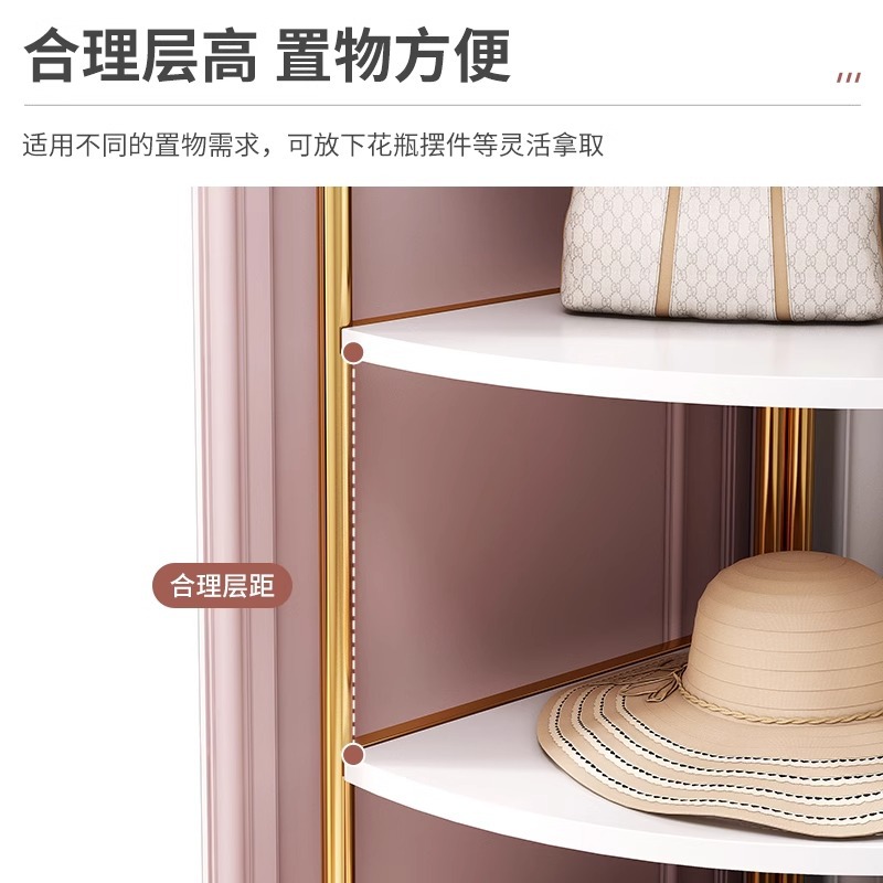 Gabinete de esquina Gabinete de esquina Estante de estante triangular de piso Gabinete de almacenamiento de esquina del dormitorio Gabinete de pared de hierro forjado Estante de pared Estante de libros