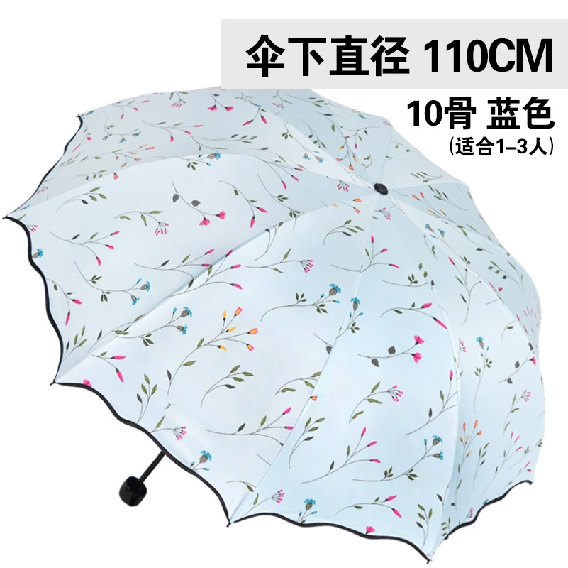 Folding umbrella solar-powered, big fresh tandem bike, sun protection, UV protection