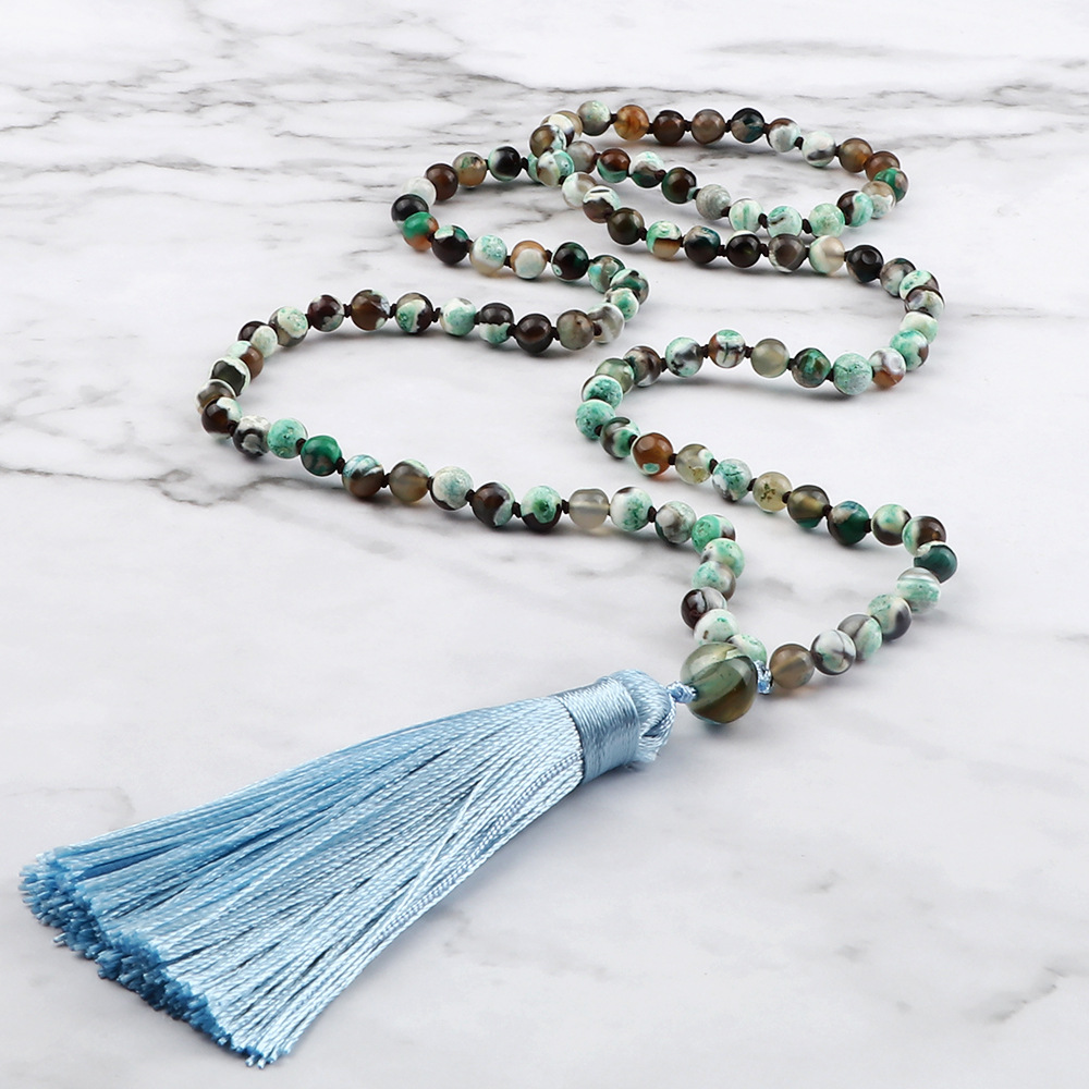 beads with tassels