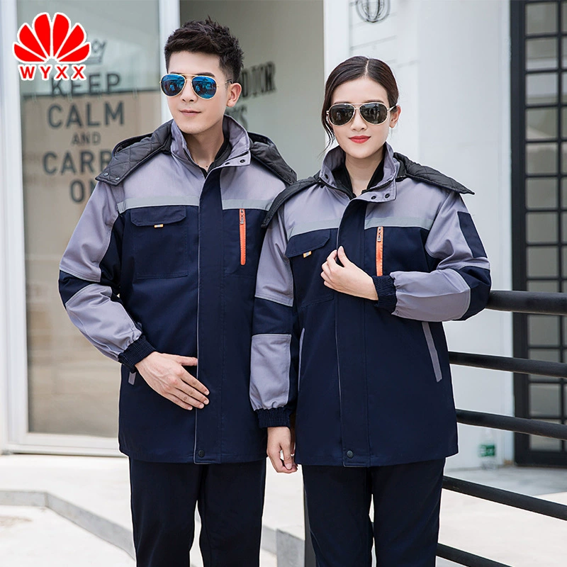 Зимняя уличная холодостойкая куртка с хлопковой подкладкой, Мужская теплая Рабочая защитная куртка с хлопковой подкладкой, сайт логистики, уборка недвижимости, куртка с хлопковой подкладкой, логотип куртки