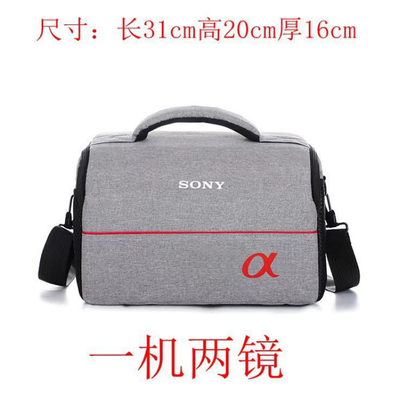 Bolsa de cámara Nikon SLR bolsa de hombro Sony bolsa de fotografía diagonal portátil una máquina dos bolsas de cámara de espejo