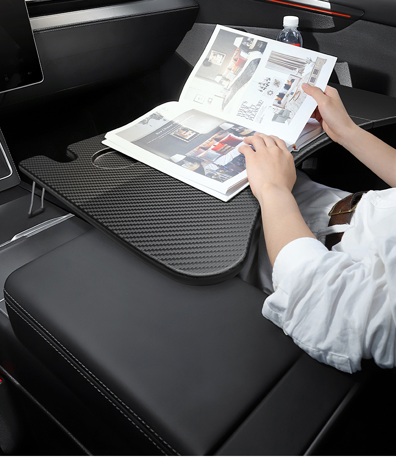 Suitable for the New Version of Tesla Car Small Table Folding Computer Camping Accessories
