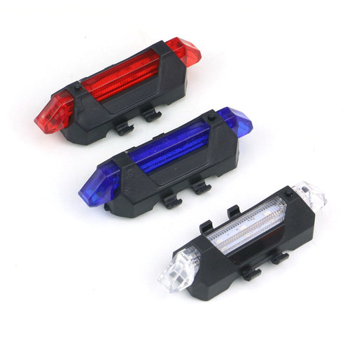 Bicycle light USB charging tail light mountain bike LED warning light cycling equipment accessories