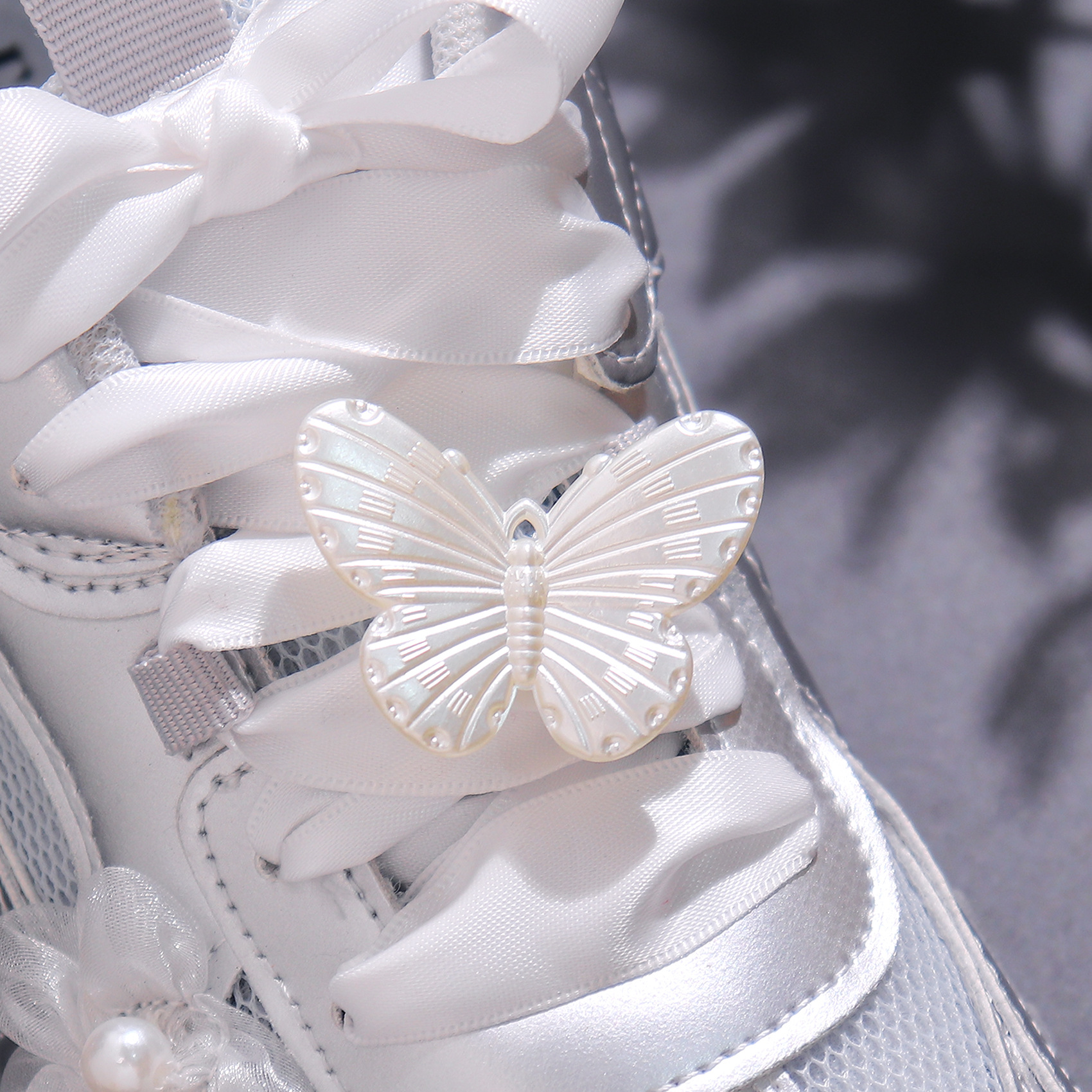 Coreano oso de cristal flor accesorios superiores zapatos de alto nivel de flores de formación zapatos DIY botones superiores