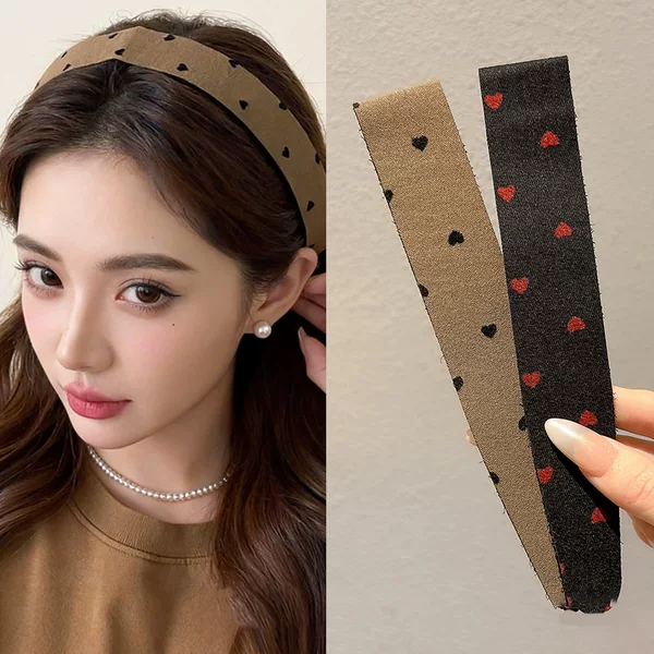 Heart-Shaped Bangs Sticker Magic Tape for Forehead Stray Hair, Adult Hair Styling Tool, Hairband, Hair Tie, Hair Clip, Hair Accessory